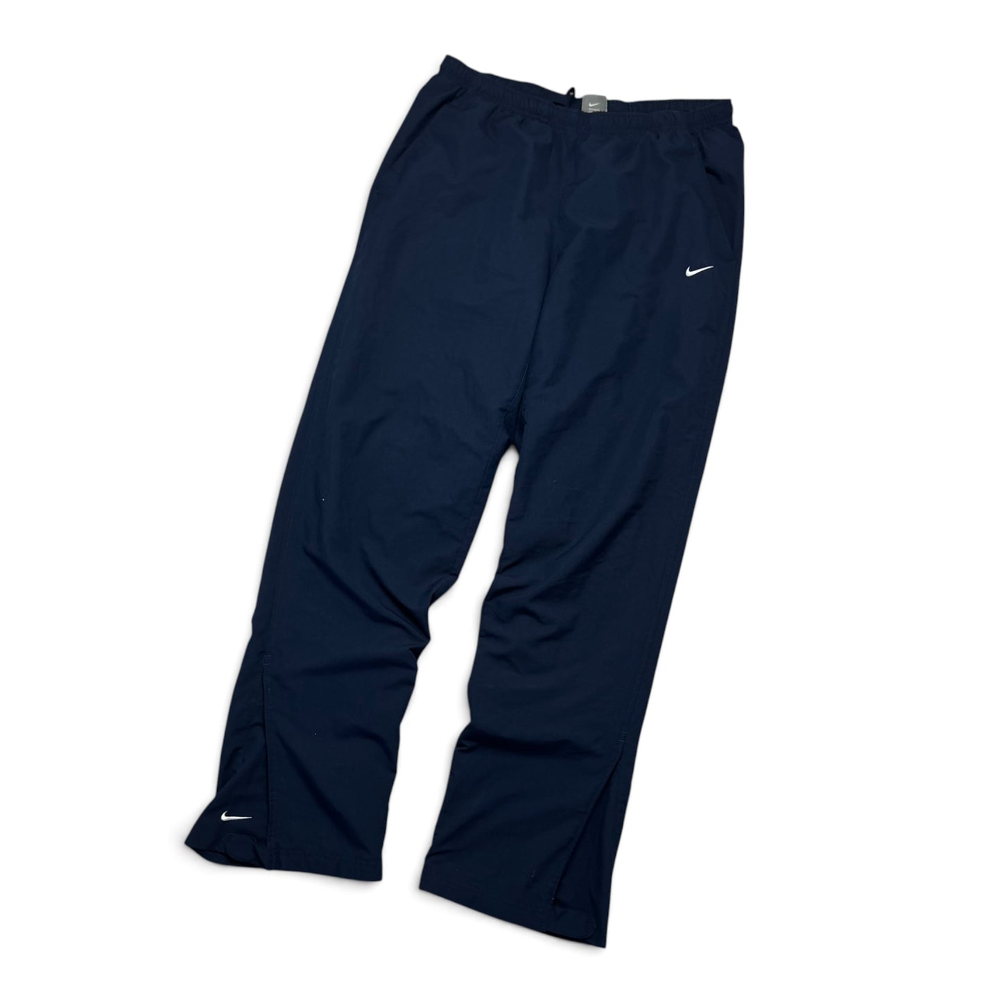 RARE 2000s Nike Trackpants Navy - (L)