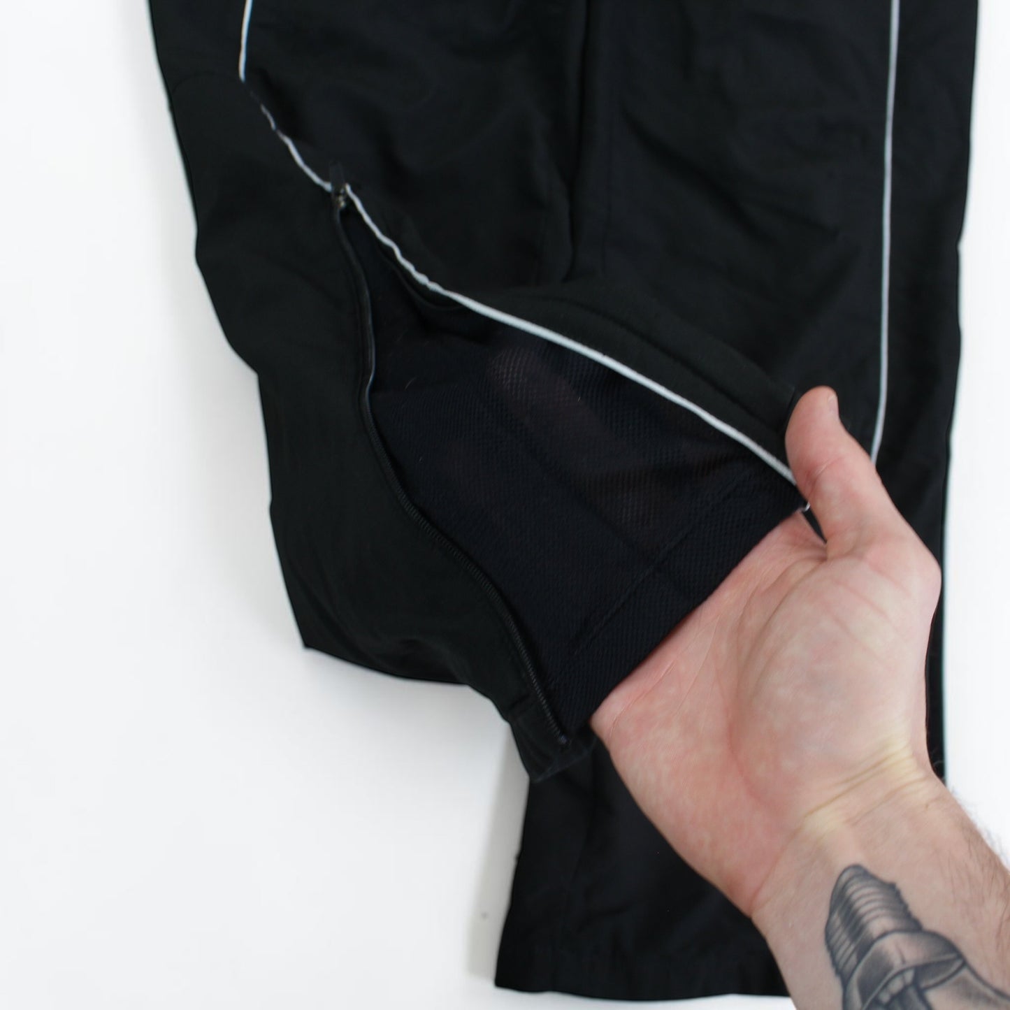 RARE 2000s Baggy Nike Trackpants Black - (M)