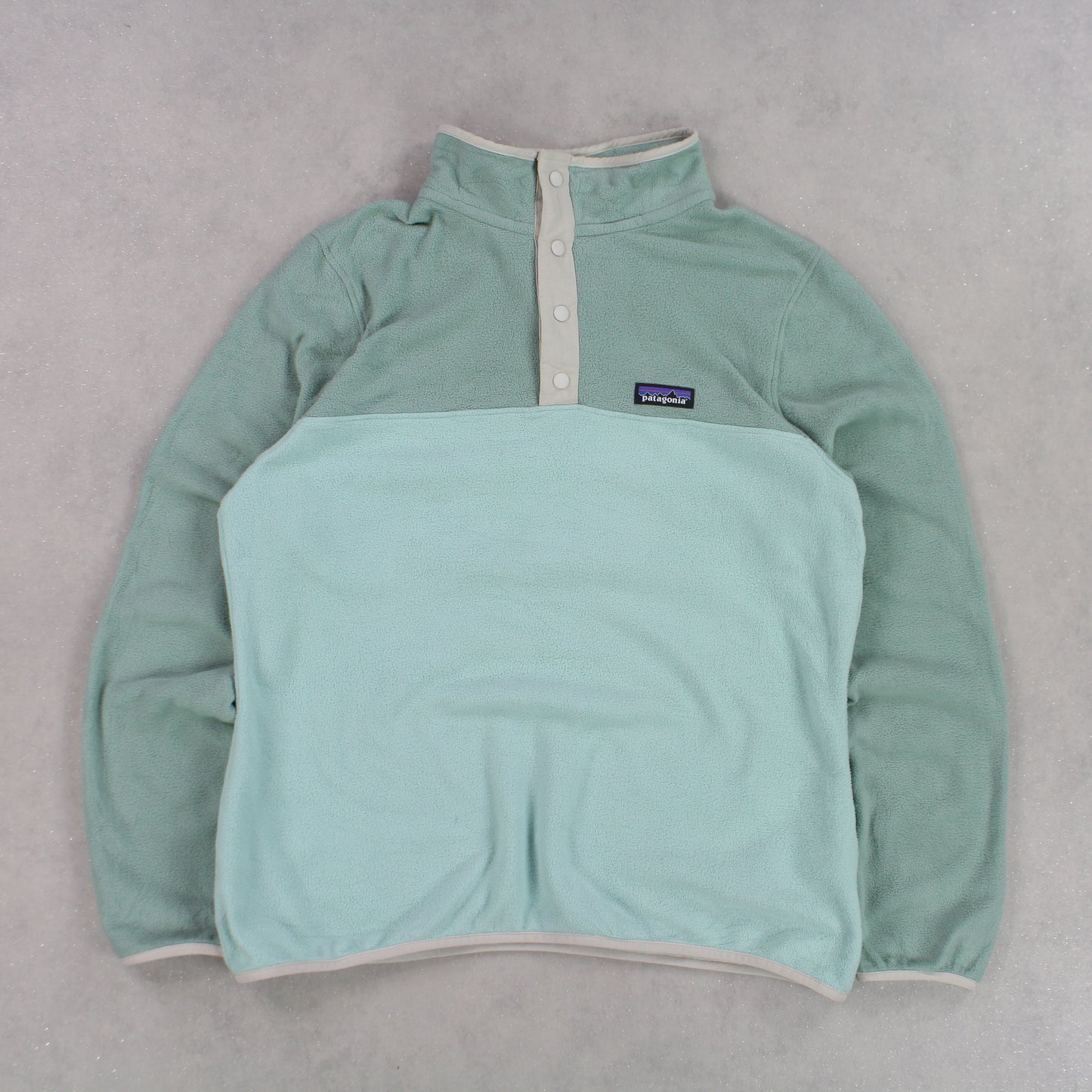 RARE 90s Patagonia 1/4 Fleece Green - (M)