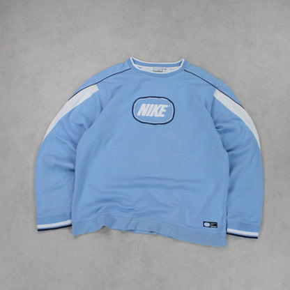 ULTRA RARE 00s Nike Sweatshirt Baby Blue - (M)