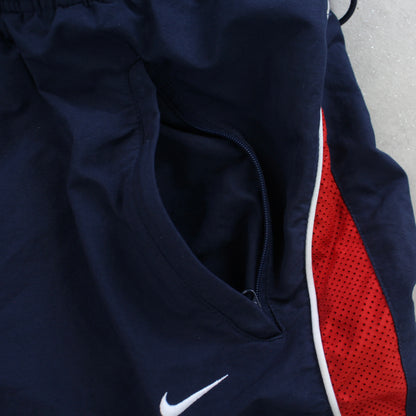 RARE 2000s Nike Track Shorts Navy - (L)