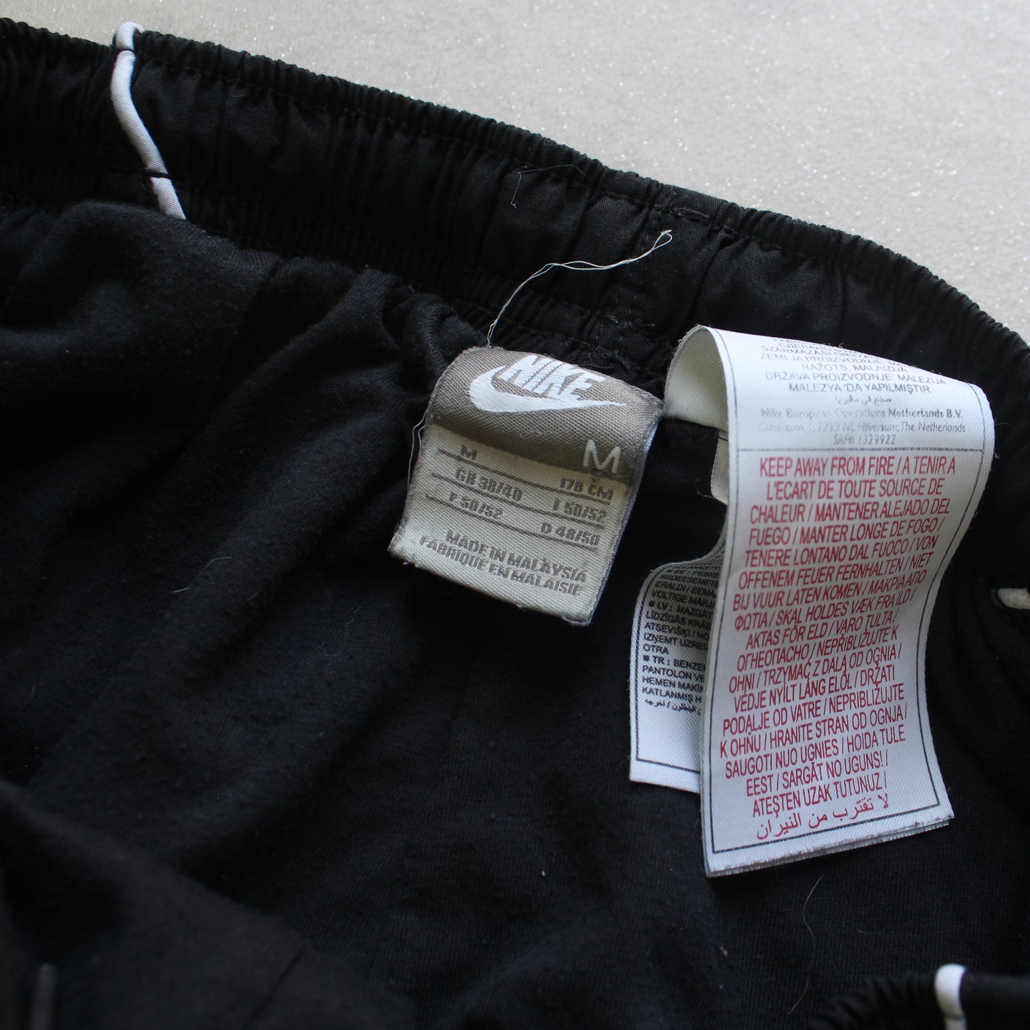 RARE 2000s Nike Trackpants Black - (S)