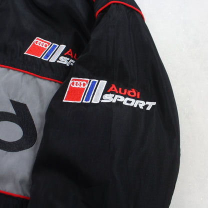 RARE Vintage 1990s Audi Racing Jacket Black - (L)