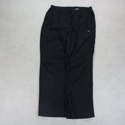 RARE Vintage 00s Nike Trackpants Black - (L)