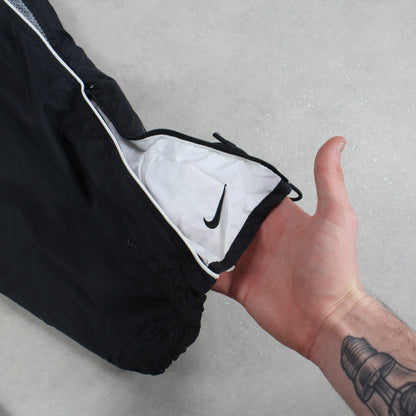 SUPER RARE 00s Nike Trackpants Black - (L)