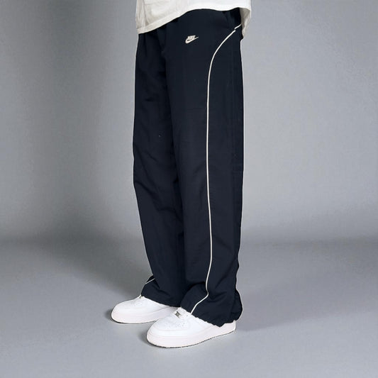 SELTENE Baggy-Trainingshose von Nike aus den 2000ern, Marineblau – (L)