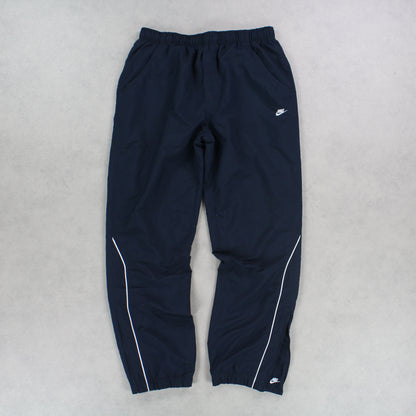 RARE 00s Nike Trackpants Navy - (L)