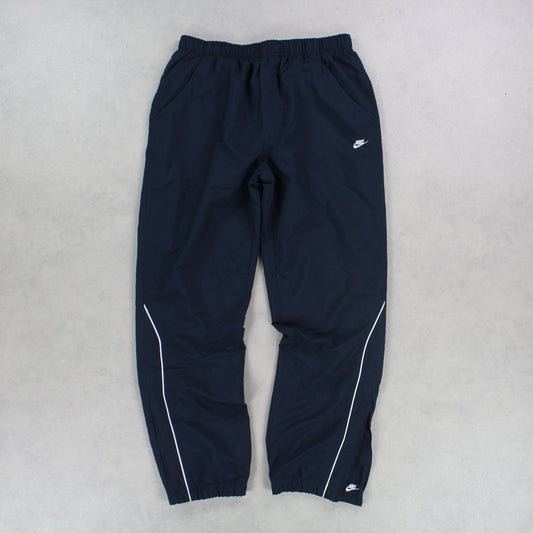 RARE 00s Nike Trackpants Navy - (L)