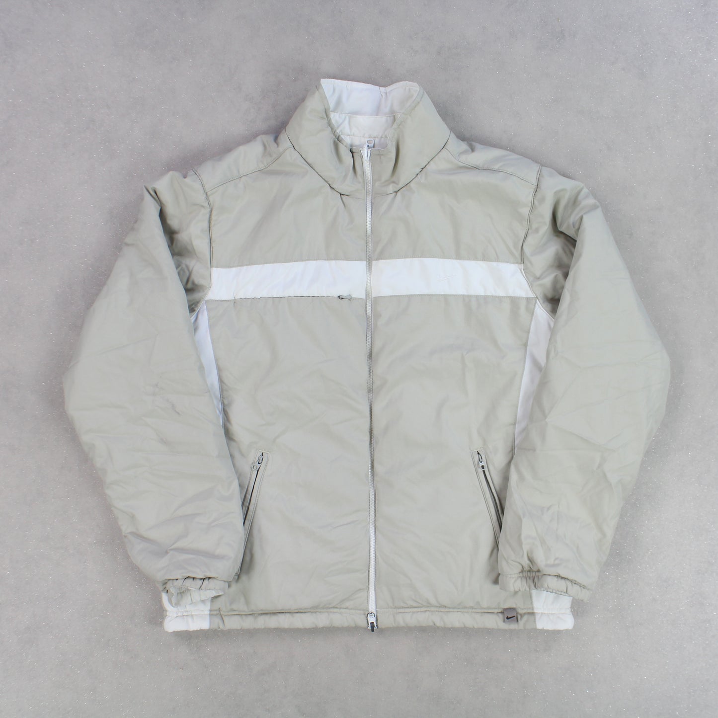 SUPER RARE 00s Reversible Nike Puffer White - (S)