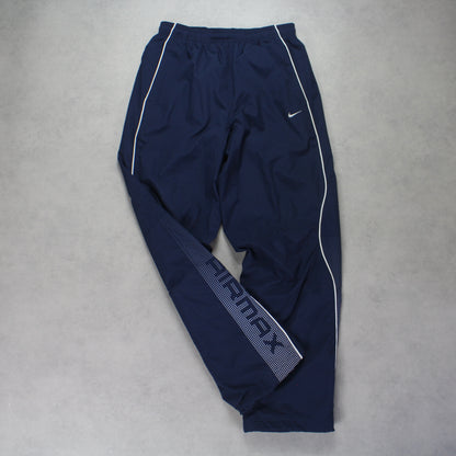 RARE 2000s Nike Air Max Trackpants Navy - (S)