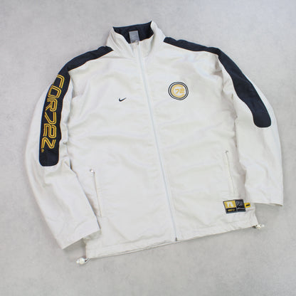 RARE 2000s Nike Cortez Track Jacket Cream - (L)