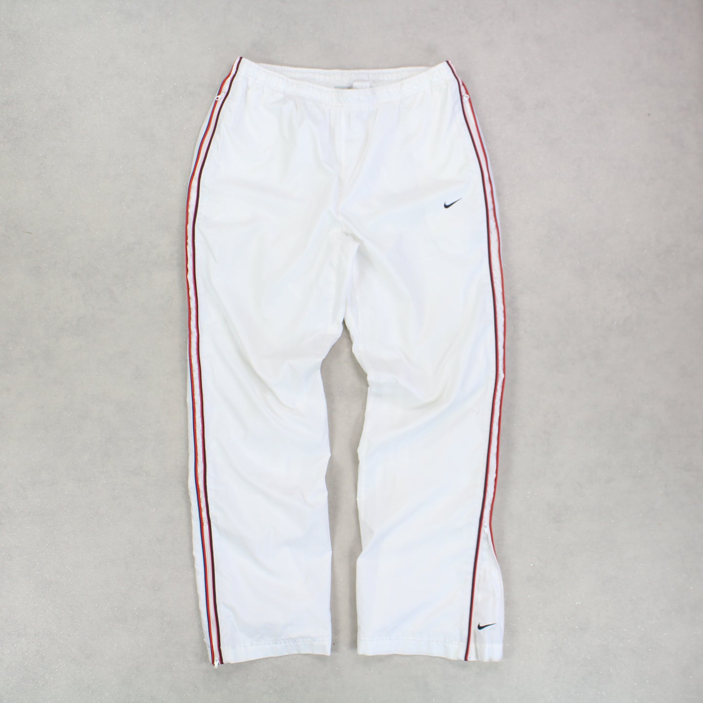 SUPER RARE 00s Nike Trackpants White - (L)