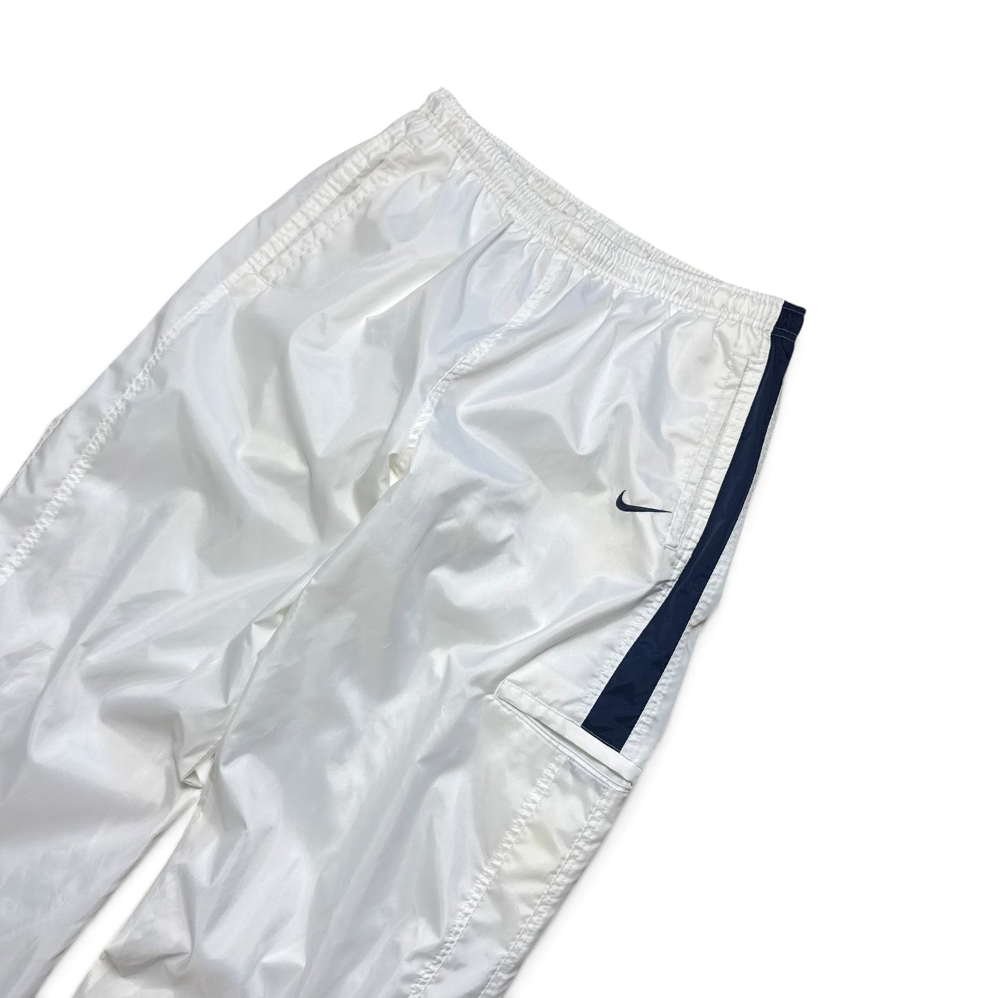 RARE 1990s Baggy Nike Trackpants White - (L)