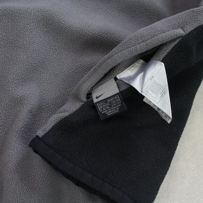 SUPER RARE 2000s Nike Reversible Hoodie Grey - (L)