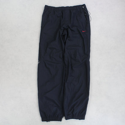 RARE Vintage 00s Nike Trackpants Black - (L)