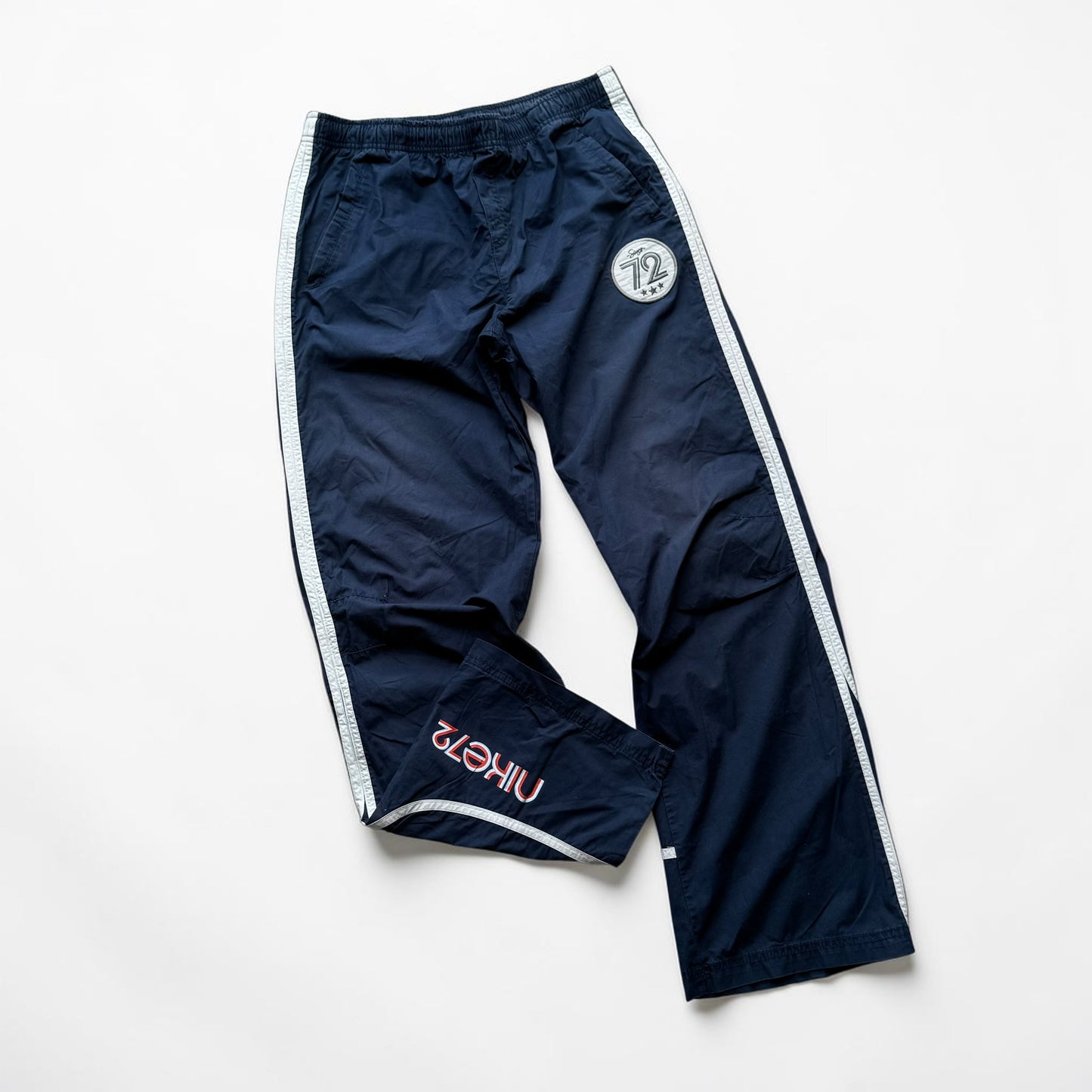 RARE 2000s Nike 72 Trackpants Navy - (S)