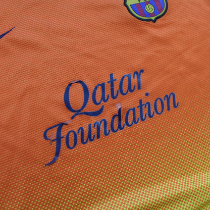 RARE 2012 Nike Barcelona Shirt Orange - (XS)