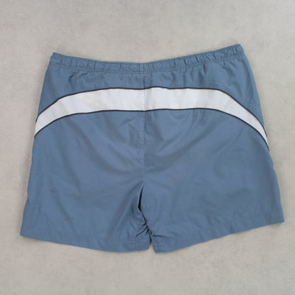 RARE 00s Nike Swim Shorts Blue - (XL)