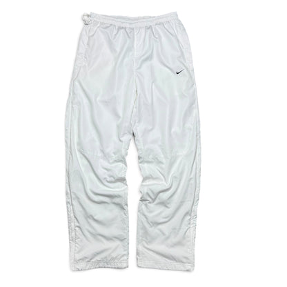 RARE 2000s Nike Trackpants White - (M)