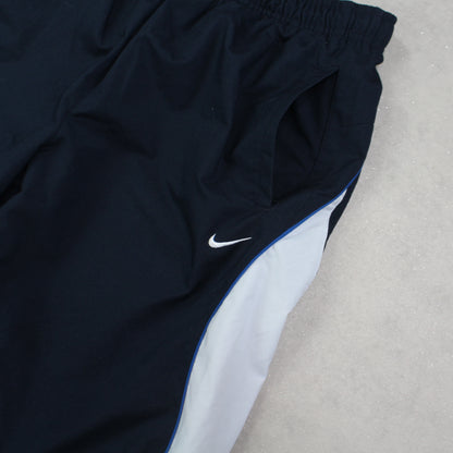 RARE 2000s Baggy Nike Trackpants Navy - (L)