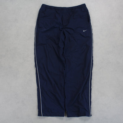 RARE Vintage 00s Nike Trackpants Navy - (L)