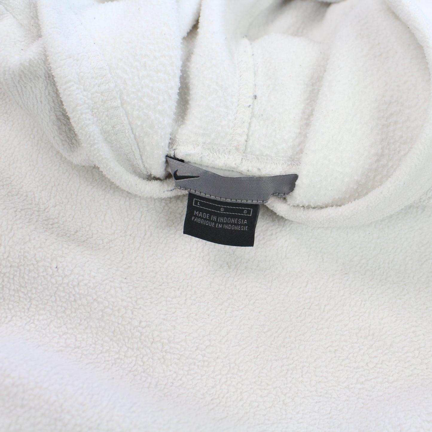 VERY RARE 00s Nike Fleece Hoodie White - (XL)