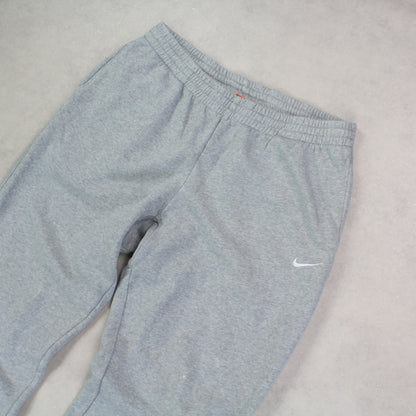 RARE 00s Nike Baggy Joggers Grey - (XL)