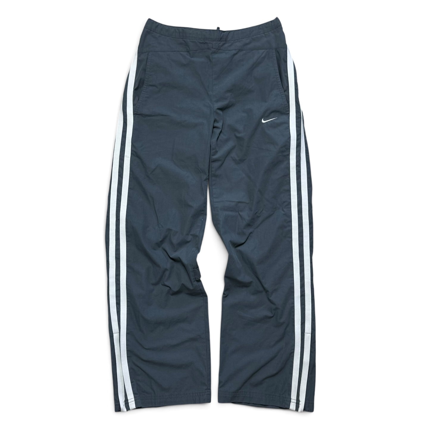 RARE 2000s Nike Trackpants Grey - (XS)