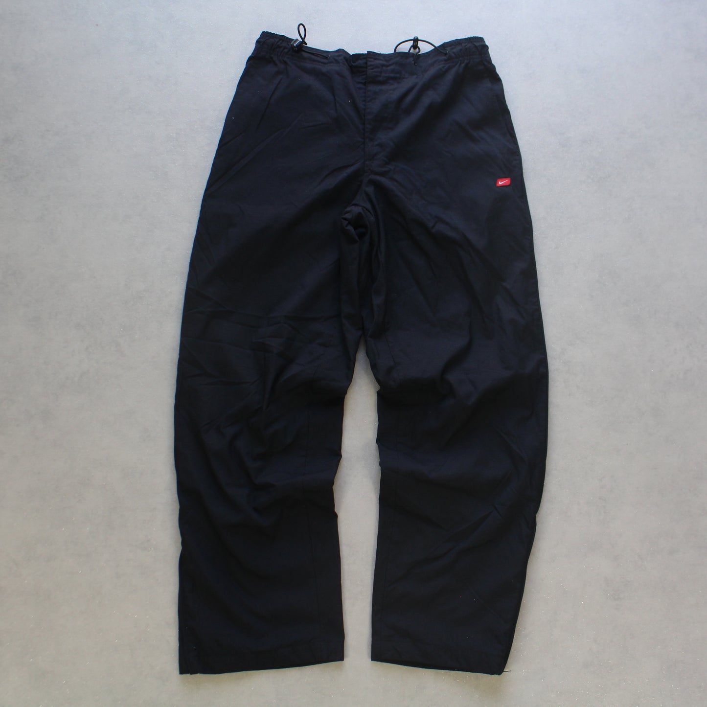 RARE 2000s Baggy Nike Trackpants Black - (L)
