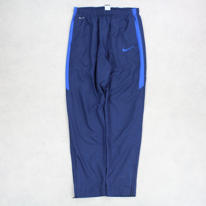 RARE Vintage 00s Nike Trackpants Blue - (M)