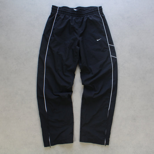 RARE 2000s Nike Trackpants Black - (M)