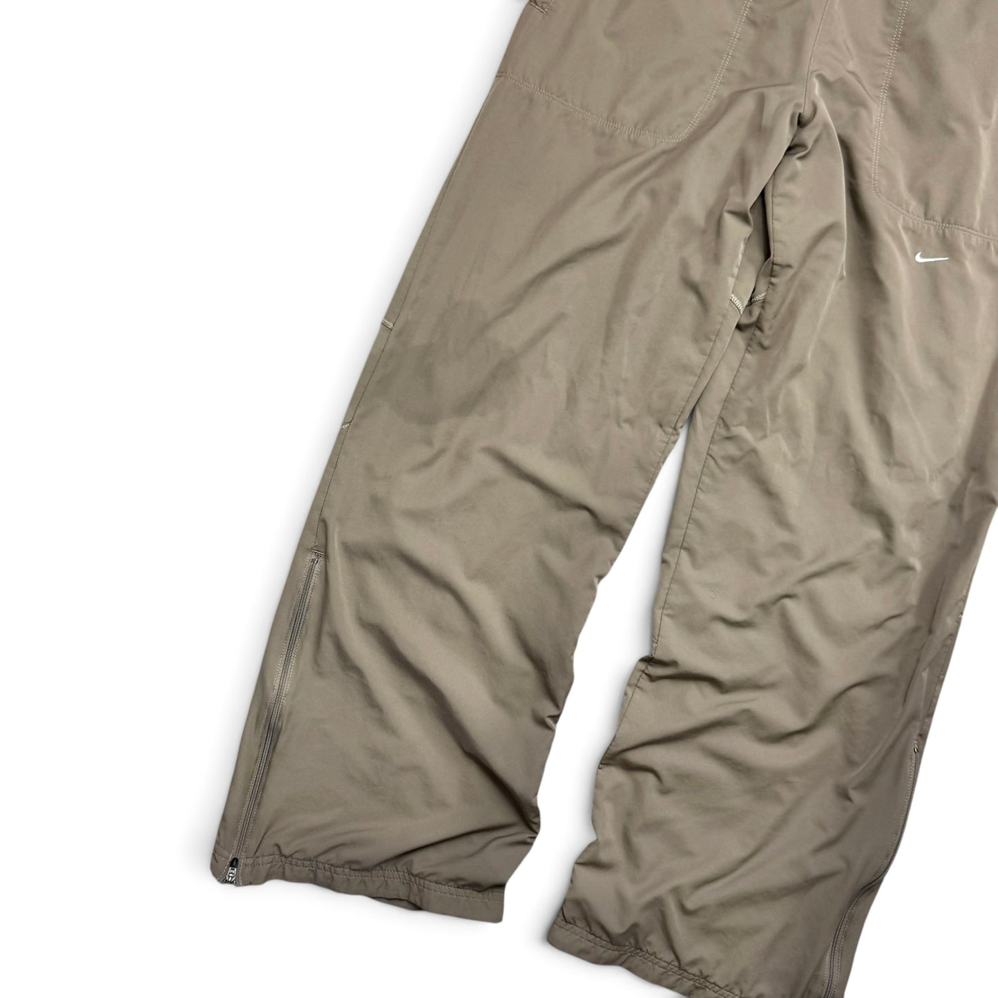 2000s Nike Trackpants Light Brown - (S)