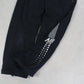 RARE 00s Nike Baggy Trackpants Black - (L)