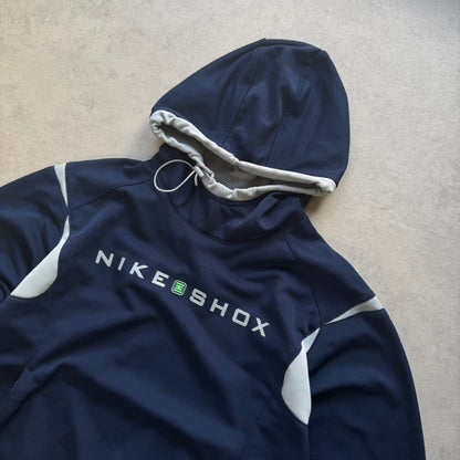 SUPER RARE 2000s Nike Shox Hoodie Black - (M)