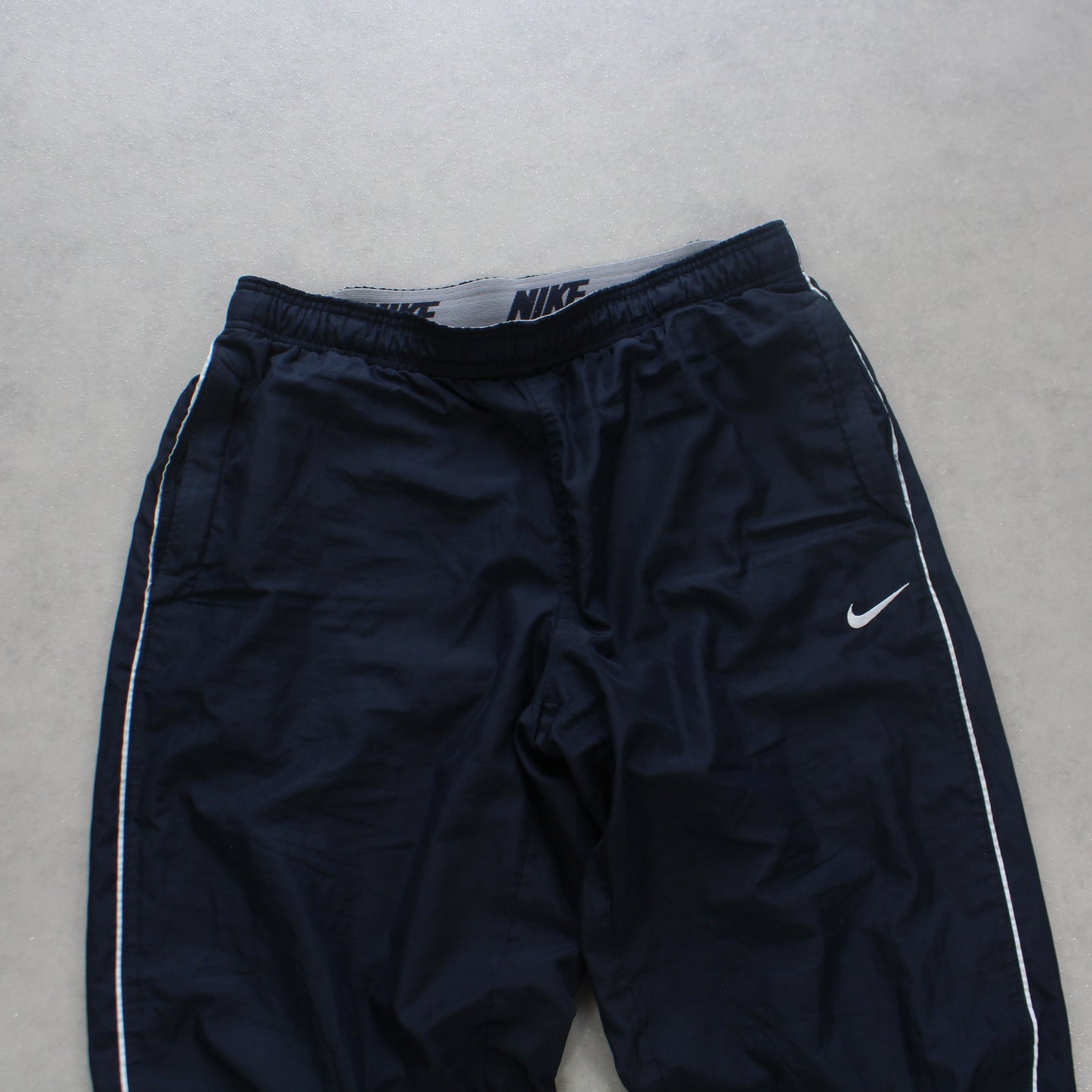 RARE 2000s Nike Trackpants Navy - (L)