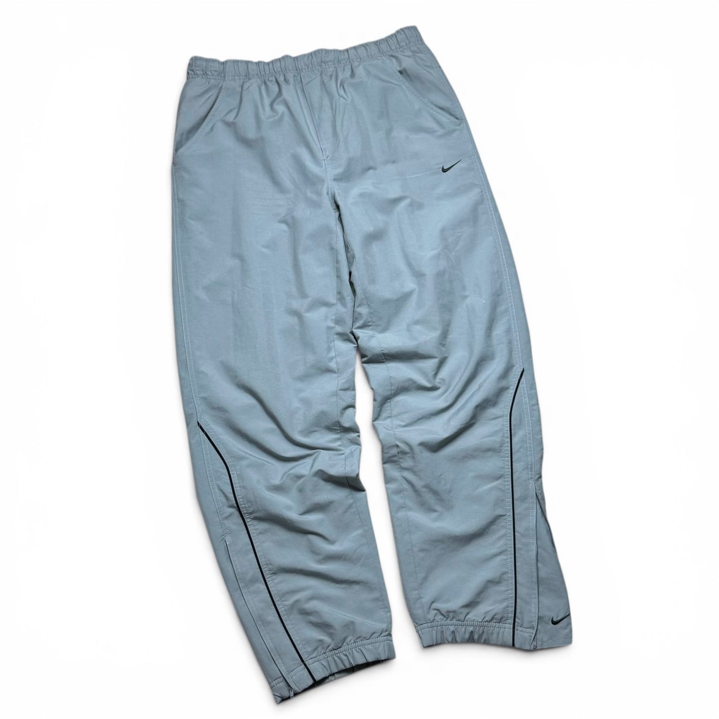 RARE 2000s Nike Trackpants Grey *PREMIUM* - (L)