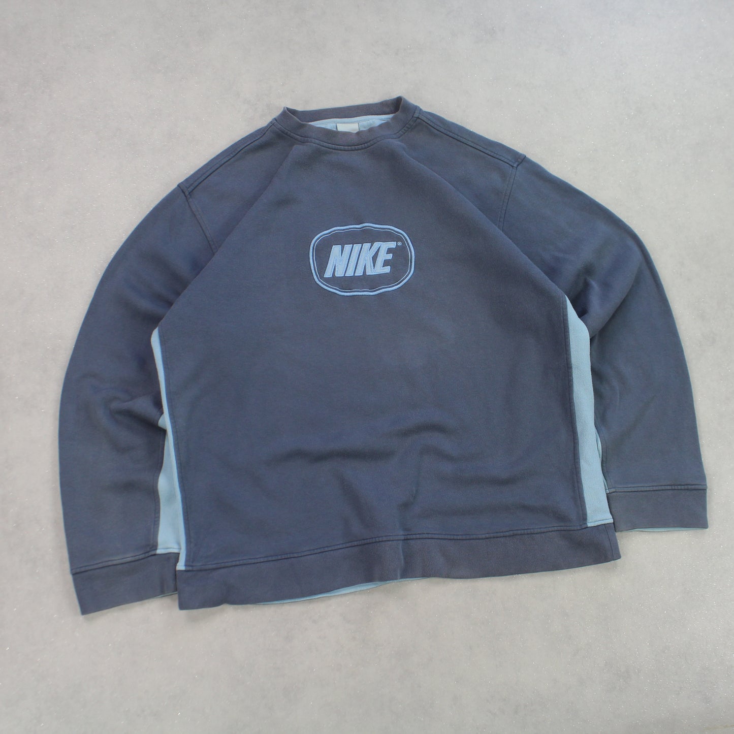 RARE 00s Nike Sweatshirt Blue - (XL)