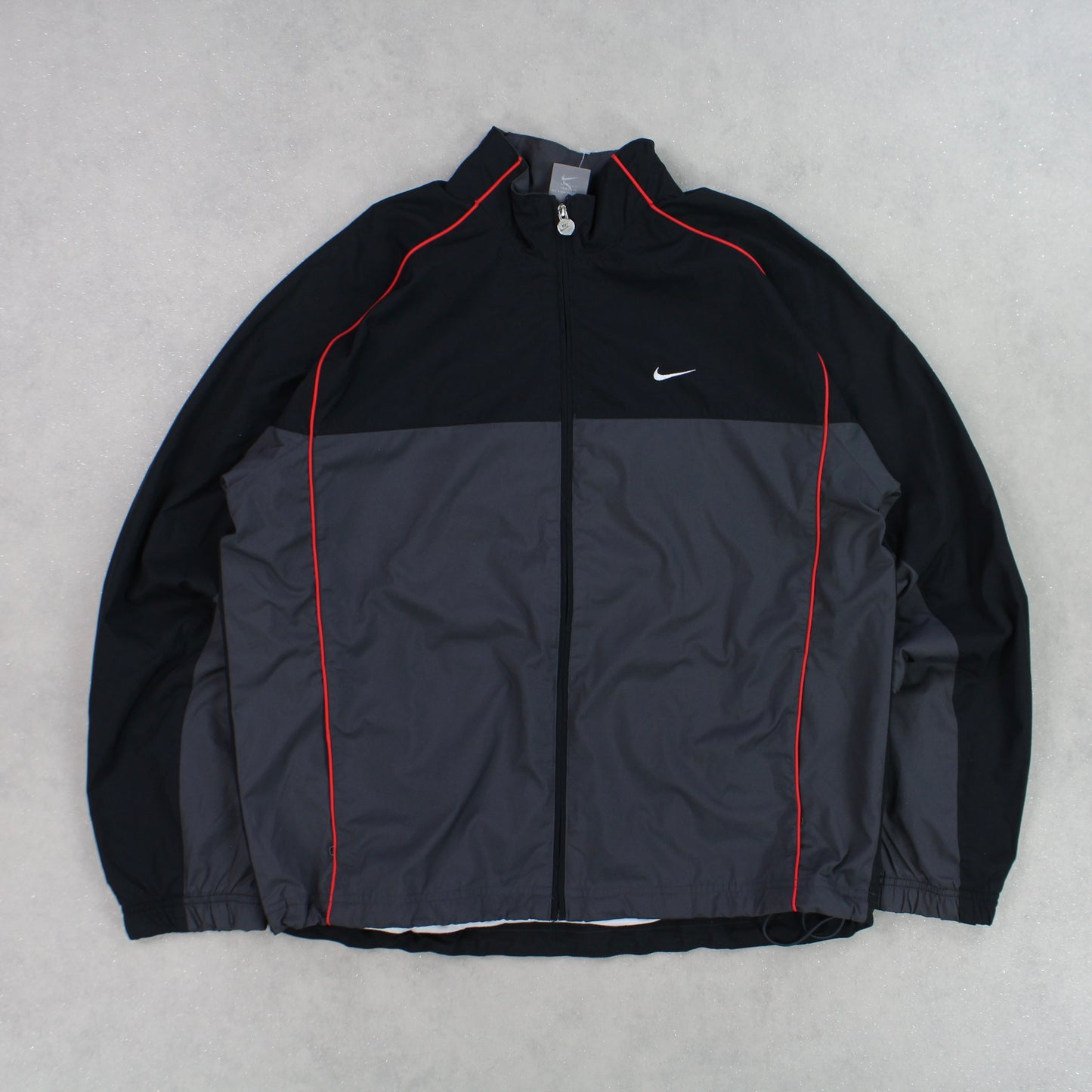 RARE 00s Nike Track Jacket Black - (L)