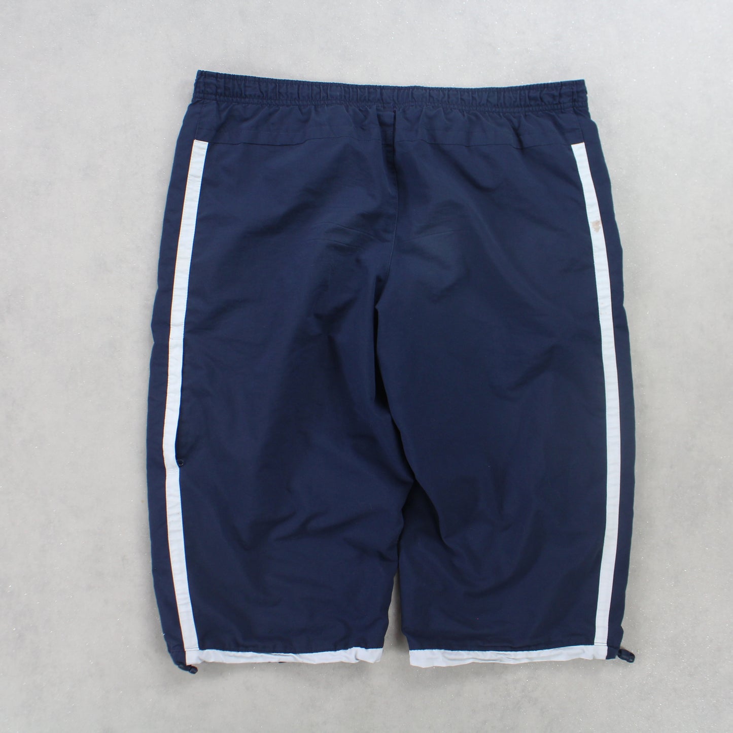 RARE 00s Nike Track 3/4 Shorts Navy - (XL)