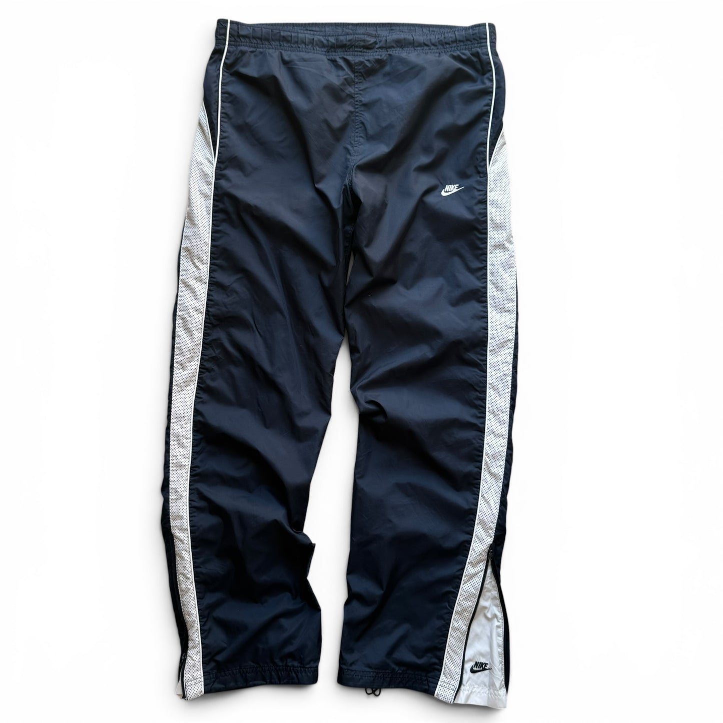 RARE 2000s Baggy Nike Trackpants Navy *PREMIUM* - (S)