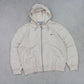 Vintage 00s Nike Swoosh Hoodie Light Pink - (S)