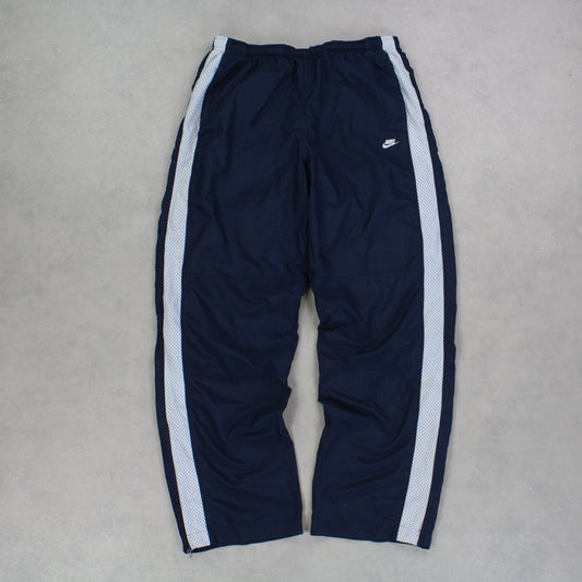 RARE 00s Nike Trackpants Navy - (L)