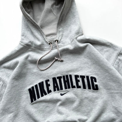 RARE 2000s Nike Hoodie Grey - (L)