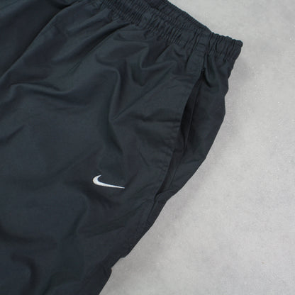 RARE 00s Baggy Nike Trackpants Grey - (L)
