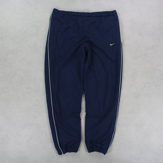 RARE 00s Nike Trackpants Navy - (M)