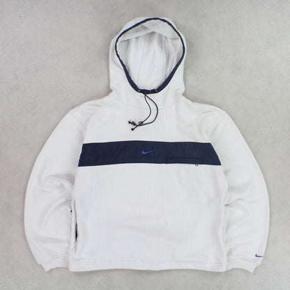 SUPER RARE 1990s Nike Hoodie Cream - (S)