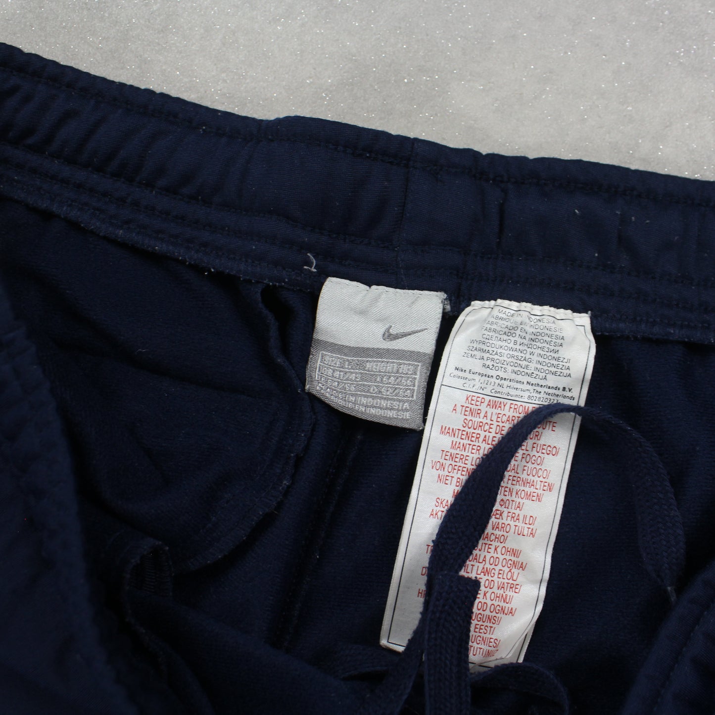 RARE 2000s Nike Trackpants Navy - (L)
