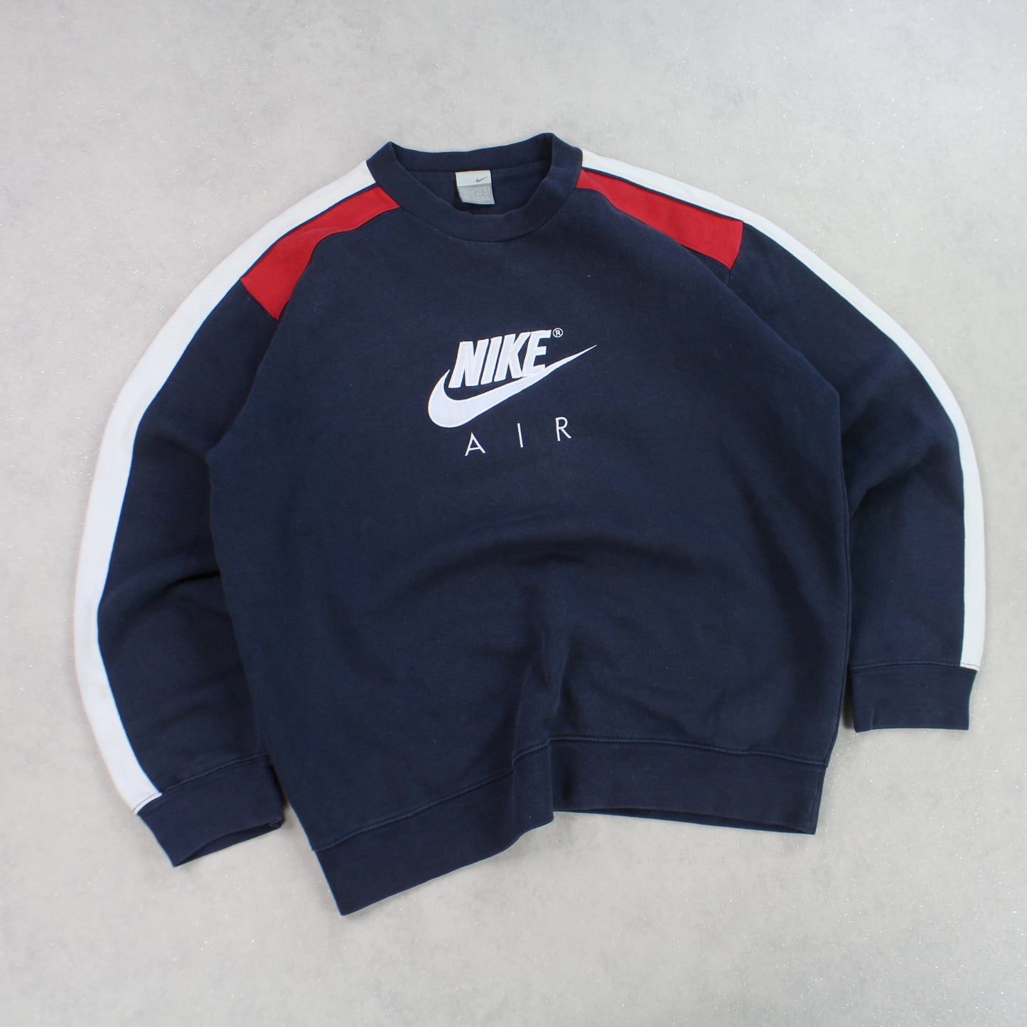 RARE 00s Nike Air Sweatshirt Navy - (L)