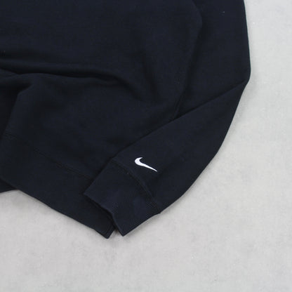 RARE Vintage 00s Nike Spell Out Sweatshirt Black - (XS)