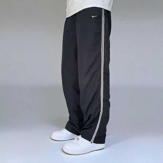 RARE 2000s Baggy Nike Trackpants Navy - (L)